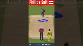 Philips salt are best six cricket ipl gaming realcricket22 realcricket24 cricketvideo [upl. by Anihtyc86]