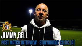 Stalybridge Celtic 10 Clitheroe  Jimmy Bell Post Match Interview [upl. by Ezri]