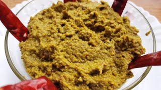 BEERAKAYA THOKKU PACHADIRidge gourd peel chutney [upl. by Alper]