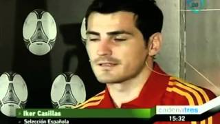 Iker Casillas presentó el balón Tango que se usará en la final de la Eurocopa [upl. by Nagud103]