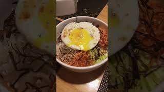 BibimbapKorean food koreanfood bibimbap shorts subscribeformore [upl. by Akinirt]