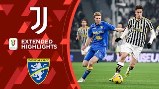 Juventus vs Frosinone Extended Highlights  Coppa Italia  CBS Sports Golazo [upl. by Ares450]