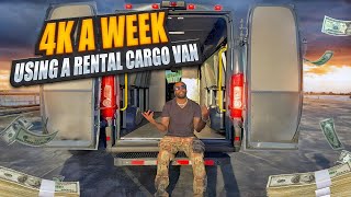 4000 A WEEK IN A RENTAL CARGO VAN [upl. by Atirehc]