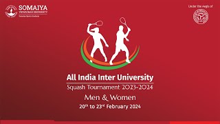 All India Inter University Squash Men amp Women Tournaments 202324 [upl. by Ahsiki]