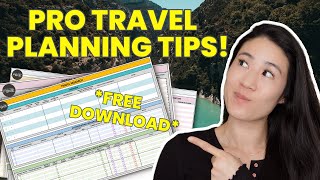 How To Plan A Travel Itinerary Like A Pro  FREE Download [upl. by Yebloc]