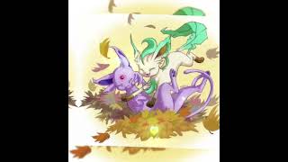 Eeveelutions leafeon and espeonleafeon and sylveonleafeon and flareonleafeon and glaceon edit [upl. by Mloclam]