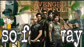 Avenged sevenfold  SO FAR AWAY A7X  akustikan pengamen [upl. by Ydnarb]