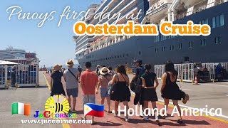 🟠 Our First Day at Oosterdam HOLLAND AMERICA Cruise 🌞 JnC CORNER [upl. by Aihtnis450]