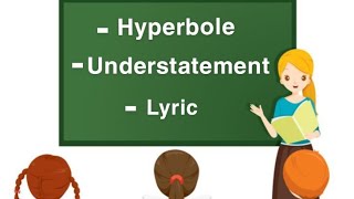 Hyperbole  Understatement  Lyric  Figures of speech in easy language 📝 [upl. by Adonis]