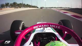 2020 F2 Sakhir  Mick Schumacher Onboard [upl. by Zaneta]