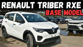 2024 Renault Triber RXE Base model ₹599 lakh  Renault Triber RXE Real life Review [upl. by Sotsirhc65]