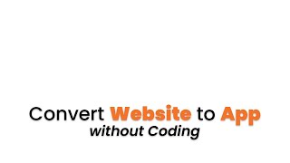Convert website to app for Android amp iOS with AI for FREE [upl. by Azil659]
