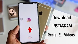 How to save instagram Videos  Reels in iPhone  Download instagram Videos in ios [upl. by Aloivaf951]