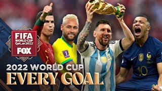 2022 FIFA World Cup Every Goal of the Entire Tournament  FOX Soccer [upl. by Sileray]