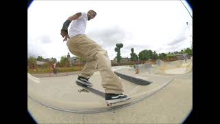 Salar Kushki at Cantelowes Skatepark London [upl. by Ennirok]