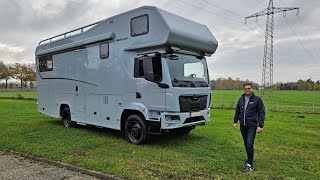 NEU nur 860m VARIO MOBIL ALLRAD WOHNMOBIL 4X4 Vario Alkoven 4x4 auf MAN TGM 2025 [upl. by Khanna730]