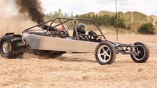 Ridiculously fast offroad dune racing sandrail built with a diesel duramax V8 engine [upl. by Brennen]