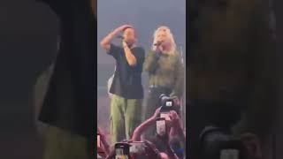 Linkin park live performance with new female lead singer Emily Armstrong New song 2024 “paper cut” [upl. by Acirne]