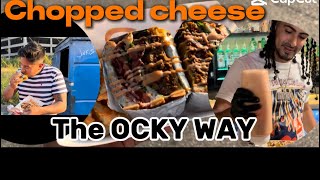 TRYING THE FAMOUS CHOPPED CHEESE THE OCKY WAY IN ATLANTA [upl. by Daphene]