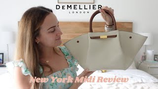 DeMellier London New York Midi Bag Review the perfect affordable luxury tote bag [upl. by Nazler741]