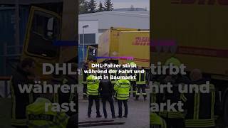 DHLFahrer stirbt während der Fahrt und rast in Baumarkt 🚨 [upl. by Ahsir]