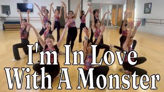 Im In Love With A Monster choreography  Fifth Harmony Hotel Transylvania  jazz dance [upl. by Anawd173]