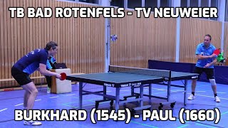 TB Bad Rotenfels  TV Neuweier Burkhard 1545  Paul 1660 [upl. by Anayeek]