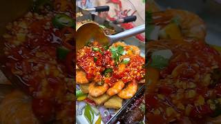 Ultimate Mukbang Seafood Delight Prawns amp Veggies CookOff in Just Minutes Short Cooking Video [upl. by Araes]