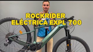 BICICLETA ELECTRICA ROCKRIDER 700 EXPL MTB bicicleta rockrider cycling bicicletaelectrica btt [upl. by Pedroza]