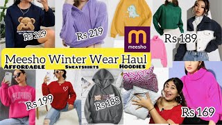 CHEAPEST Meesho Winter Wear Haul💜AffordableTryOn divyamongia [upl. by Brietta552]