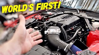 FIRST EVER 52 Engine Swapped VMP Odin Supercharged 2019 Mustang GT First Start [upl. by Fiester279]