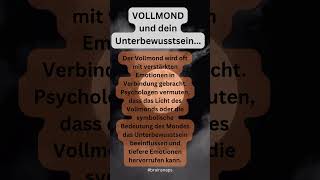 VOLLMOND und Unterbewusstsein wissen brainsnaps psychologie mentalhealth [upl. by Kaylee934]