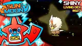 SHINY RUFFLET Reaction Quest For Shiny Living Dex 627  Pokemon Sun Moon Shiny 52 [upl. by Akemrehs]