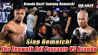 Bocil Rusuh The Zenwalk Adi Paryanto VS Brando Mamana SIAP REMATCH Di One Pride MMA [upl. by Hayden622]