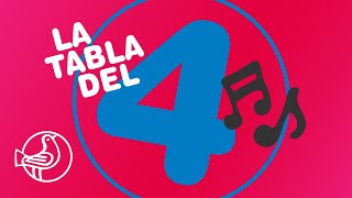 Canción de la Tabla del 4  Tablas de multiplicar  Rap del bocadillo  Canciones para crecer [upl. by Adnical288]