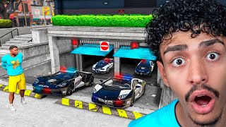 A GARAGEM SECRETA DA POLÍCIA NO GTA 5 [upl. by Ainaznat77]