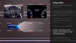 How to Use the Lane Keeping Assist System LKAS on the 2018 Honda Accord [upl. by Kos4]