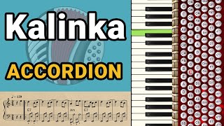 Accordion Tutorial  Kalinka Russian Folk Song [upl. by Fillender]