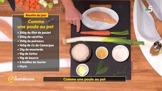 Recette  quotComme une poule au potquot de la créatrice culinaire de foodette Sarah Guédé [upl. by Raychel]