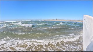 Surfer walks into a rip current Newport Beach POV Surfing [upl. by Gleeson]