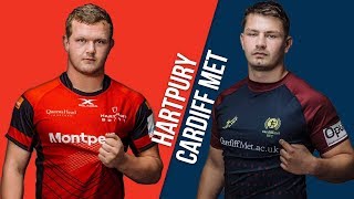 BUCS Super Rugby Hartpury v Cardiff Met [upl. by Nihahs]