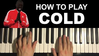 Stormzy  Cold Piano Tutorial Lesson [upl. by Vera674]