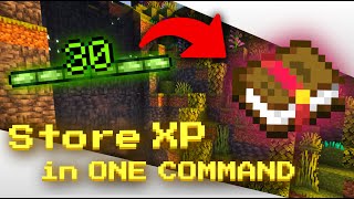 How to Store XP in Minecraft in Just One Command  IncognitoGamer [upl. by Viva]