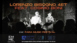 Lorenzo Bisogno Quartet feat Cosimo Boni  Live Fara Music Festival [upl. by Adyl]