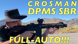 Crosman DPMS SBR… FULLAUTO BB GUN [upl. by Slifka]