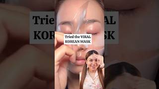 The best Korean mask ever 😍 trendingshorts [upl. by Wemolohtrab]