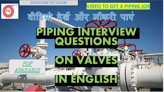 Piping design engineer interview questions Piping Supervisor interview Questionspipeline engineer [upl. by Conias]