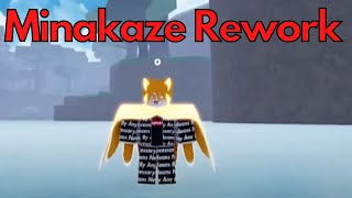 Shindo Life Minakaze Rework Showcase [upl. by Oisacin]