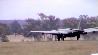 Canberra bomber at Temora Air Museum [upl. by Osber368]