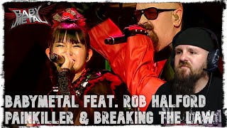 BABYMETAL feat ROB HALFORD  Painkiller amp Breaking The Law  Judas Priest  Reaction [upl. by Simmonds]